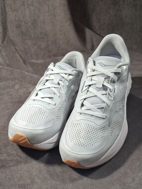 Saucony Tide 2 Grey Cloud / Silver Lace Up Running Shoes VG- US 9.5